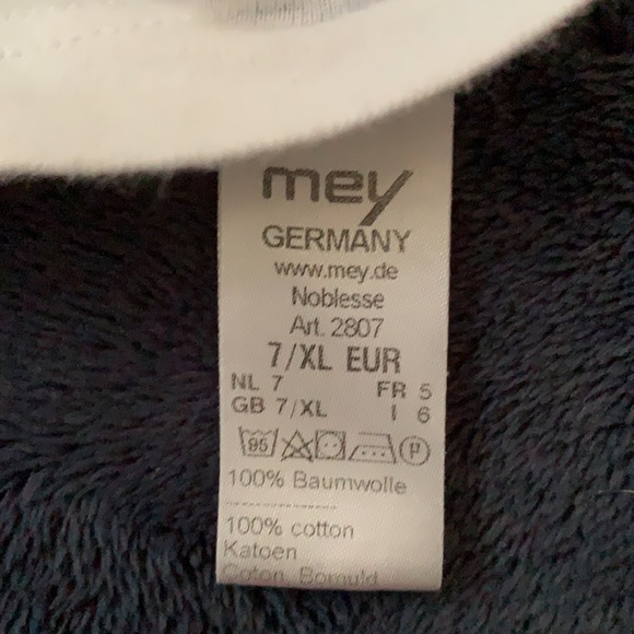 2 White Mey Undershirts - Picture 5 of 5